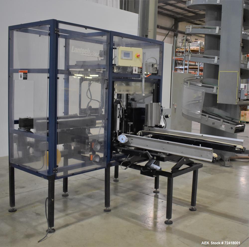 Used- Lantech C1000 Automatic Case Erector and Bottom Case Sealer